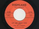 '61 W Coast R&B/DooWop WIL-SONES Let Me Help You/Come On Mama HIGHLAND VG+ HEAR