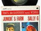 PAUL MCCARTNEY & WINGS JUNIOR’S FARM 1974 THE BEATLES RARE EXYUGO 7“ PS