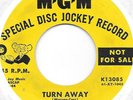 JUNIOR WATERS Turn Away on MGM PROMO popcorn northern soul 45 HEAR
