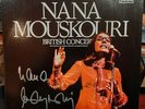 SIGNED LP --- NANA MOUSKOURI British Concert 2LP Canada