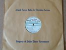Vintage Elvis Presley Armed Forces Radio & Television Service Record Album 12