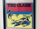 the clash SIGNED ALL MEMBERS  ORIGINAL vinyl and Ticket Stub FRAMED w/C.O.A