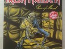 IRON MAIDEN PIECE OF MIND, Vinyl, 1983, mit original Autogramm Bruce Dickinson