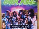 OVERKILL Taking Over LP 1987 Megaforce  81735-1 Thrash Metal Orig A/A PROMO* NM-
