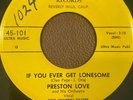 Preston Love w/ Roy Happy Easter - If You Ever Get Lonesome / Groove Juice