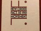 New Order FACT 50 MOVEMENT 1981 Factory Records rare US brown label B Music LP