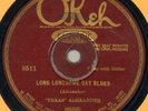 1928 blues TEXAS ALEXANDER 78 RPM 