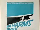 In Harms Way ORIGINAL Soundtrack LP Jerry Goldsmith 1979 Rare Japanese Pressing