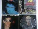 4 Lou Reed LP's Rock And Roll Heart, Street Hassle, Take No Prisoners +
