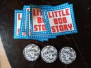 Eddie & The Hot Rods with Little Bob Story 70s badges and stickers