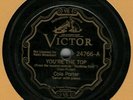 78 rpm Cole Porter Victor 24766 You're The Top in V+E-