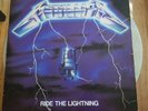 Vintage vinyl record Metallica Ride The Lightning Fade To Black Creeping Death