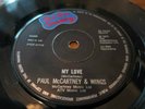 McCARTNEY WINGS My Love SOLID 1973 Apple BEATLES Rare UK