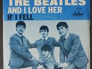 BEATLES: And I Love Her / If I Fell 45 (PS west coast curved opening, 2