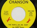 STREET PEOPLE INCORPORATED Hurt’s On Me Baby CHANSON 45 soul funk HEAR