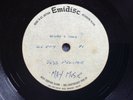 JUDD PROCTOR rare UK 1962 UNRELEASED DEMO ACETATE / BEAT ROCK ’N’ ROLL INSTRO.