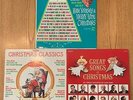 Rat Pack Christmas 3 vinyl LP lot- Dean Martin - Frank Sinatra - Sammy Davis Jr.