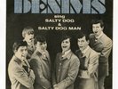 THE DENIMS Salty Dog Man on Cavort Garage 45 With Picture Sleeve Hear