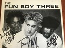 SIGNED FUN BOY THREE THE LUNATICS 45 7