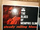 Memphis Slim Steady Rolling Blues Signed Autographed LP DON'T PAY UNTIL INVOICED