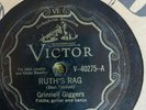Victor 40275 Grinnell Giggers RUTH's RAG   78 rpm Country 1930 E- Memphis