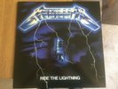METALLICA - RIDE THE LIGHTNING. NETHERLANDS VINYL LP REISSUE UNPLAYED