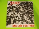 4 SKINS   ONE LAW FOR THEM   RARE 1981 UK PUNK   CF 101   CLOCKWORK FUN
