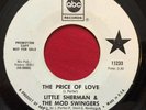 LITTLE SHERMAN / SOUL INVADERS   THE PRICE OF LOVE (1969) RARE SOUL PROMO 45