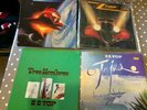 4 X ZZ TOP - ELIMINATOR,  TEJAS, AFTERBURNER , TRES HOMBRES - VINYL LPs