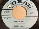 Buddy Holly: Peggy Sue / Everyday 45 - Coral 9-61885 - Blue Label