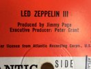 LED ZEPPELIN III - 1st PRESS 1970 - PETER GRANT CREDIT ON LABEL - Vinyl LP RARE