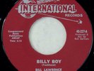 BERTRAM INTL 227 Bill Lawrence Orig Rockabilly 45 Near Mint Billy Boy