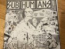 Subhumans, Evolution, 7”, Insert, Punk Rock
