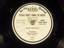 78 RPM -- Eddie Kirkland, King 4680 DJ, E+ Detroit 1953 Guitar Blues