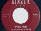 ROCKABILLY SURF INSTR bw SPOOKER- RED ARROW & THE BRAVES: RED SKIN RUMBLE KINZUA