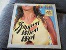 RARE 1986 BON JOVI SLIPPERY WHEN WET FRENCH BANNED COVER LP RECORD ALBUM