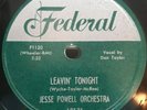 R&B , 78 RPM, JESSE POWELL ORCHESTRA, HOT BOX/ LEAVING TONIGHT