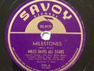 Miles Davis Charlie Parker Milestones / Sipping at Bell's Savoy 934 78