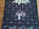 ANTHRAX AMONG THE LIVING 1988 UK VINYL LP (ILPS 9865)