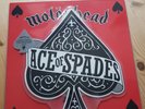 RECORD STORE DAY 2020 MOTORHEAD ACE OF SPADES SHAPED PICTURE DISC STICKERED PVC