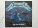 METALLICA RIDE THE LIGHTNING - MUSIC FOR NATION  FIRST PRESS A1/B1  LP VINYL EX