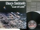 BLACK SABBATH LIVE AT LAST NEMS SP25-5009 Japan VINYL LP