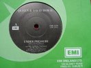 QUEEN & DAVID BOWIE - RARE IRISH PRESS 45 - UNDER PRESSURE - 1981 - EMI