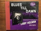 rare 1942 vintage LIBBY HOLMAN Blues Till Dawn 78 rpm 3 record set Josh White