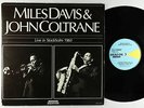 Miles Davis & John Coltrane - Live In Stockholm 1960 2xLP - Dragon Sweden VG+