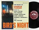 V/A - Bird's Night LP - Savoy - Savoy-12138 Mono VG+