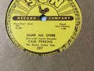 Carl Perkins Sun Records 78rpm Glad All Over/Lend me Your Comb NM