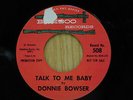Donnie Bowser 45 Tomorrow bw Talk To Me Baby Bamboo Records rockabilly