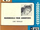 LINE RENAUD 45 TOURS EP / MADEMOISELLE + 3 TITRES POCHETTE BLEUE / USA 1953