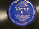 78 : VICTOR  45263 -FANNIE BRYCE - MY MAN / SECOND HAND ROSE E+/E